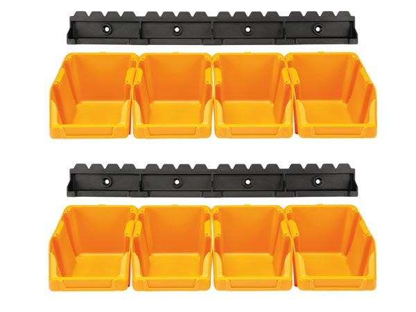 Perel Satz Magazinkästen - 8 St - 103 X 165 X 75 Mm - Gelb