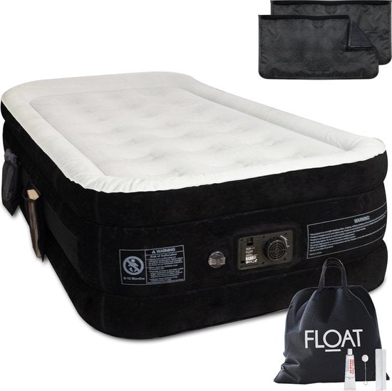 FLOAT VersaVento - 1-Personen-Luftbett mit eingebauter elektrischer Pumpe -