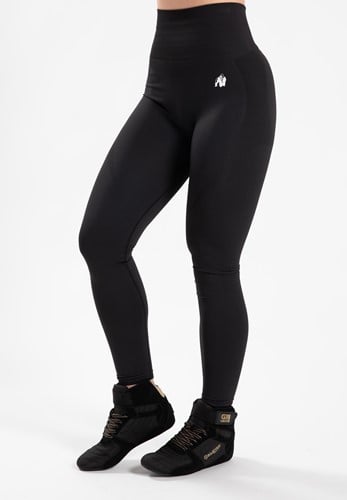 Gorilla Wear Olivia nahtlose Leggings - Schwarz - XS/S