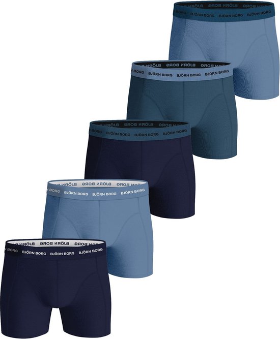 Björn Borg Cotton Stretch Boxershorts Herren (5er-Pack) - Größe M