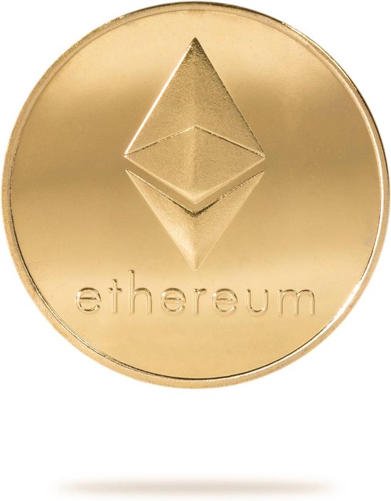 Ethereum-Münze Gold - Kryptotoken - physische Währung