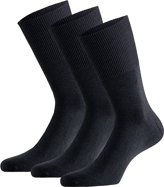 Diabetes Socken - Nahtlose Socken ohne Quetschung - 3 Paar - Grau - Größe 35-38 - Modal Antipress - Damen Socken - Medizinische Socken - Socken ohne Gummizug
