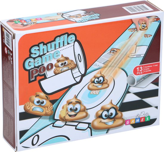 Lifetime Games Curlingspiel - Thema Toilette - Komplettset - 90 x 20 x 3 cm