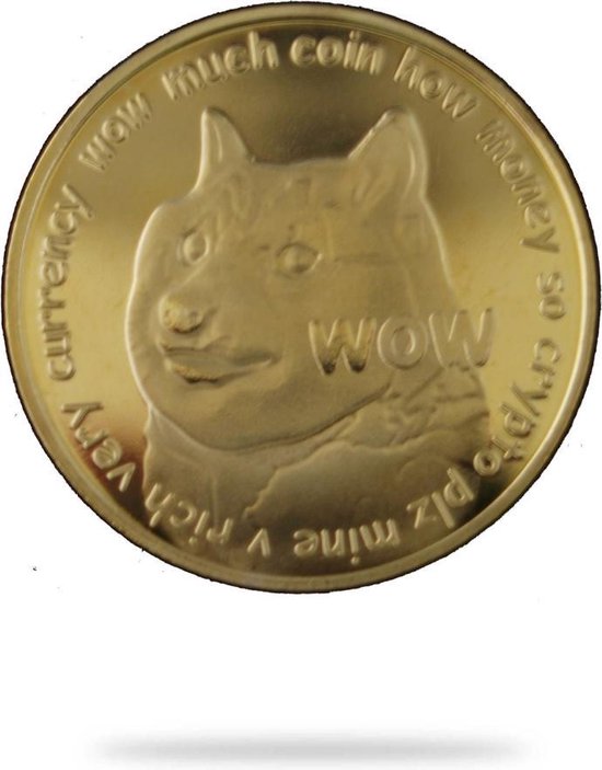 Dogenmünze Gold - Kryptotoken - physische Währung
