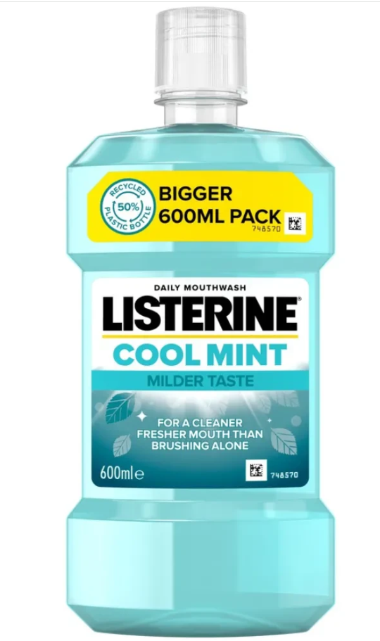 Listerine - Coolmint Milde Minze - 600 ml