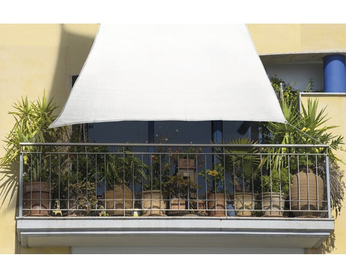 Sonnensegel FLORACORD Balkon HDPE creme 270x140cm