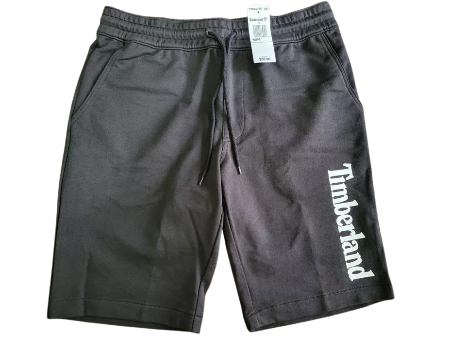 Timberland - YC Script Fleece Shorts - Größe XXXL - Schwarz