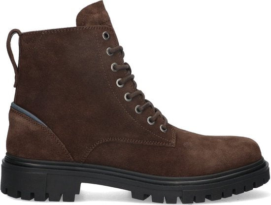 McGregor Herrenstiefel - Braun - Veteranenstiefel - Wildleder - Schnürsenkel