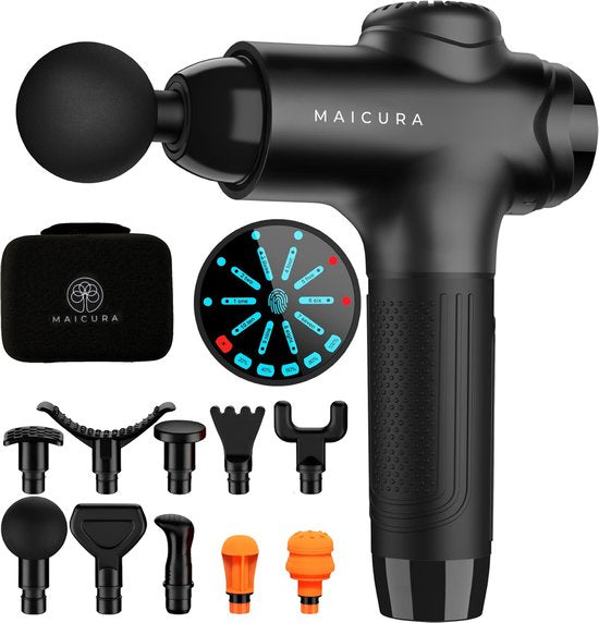Maicura PRO SE - Massagepistole - Profi - Massagegerät - Massagepistole - 10 Massageköpfe