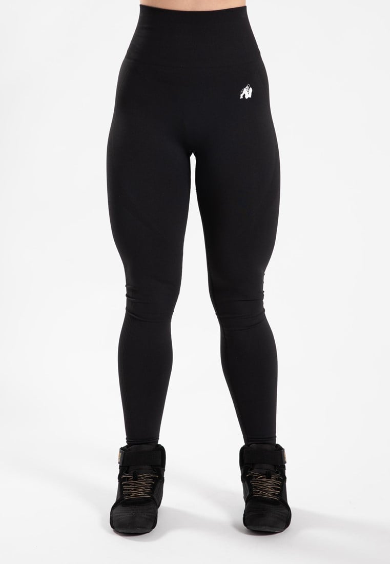 Gorilla Wear Olivia nahtlose Leggings - M/L - Schwarz