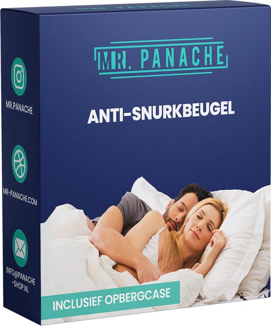 MR. PANACHE Anti-Schnarch-Halterung - Schnarch-Halterung - Anti-Schnarch-Produkte - Schnarch-Halterungen für Männer und Frauen - Schnarch-Halterung - Anti-Schnarch-Bit - Schnarch-Anti umfasst Fall einstellbar - Anti-Schnarch-Halterung - wiederverwendbar &