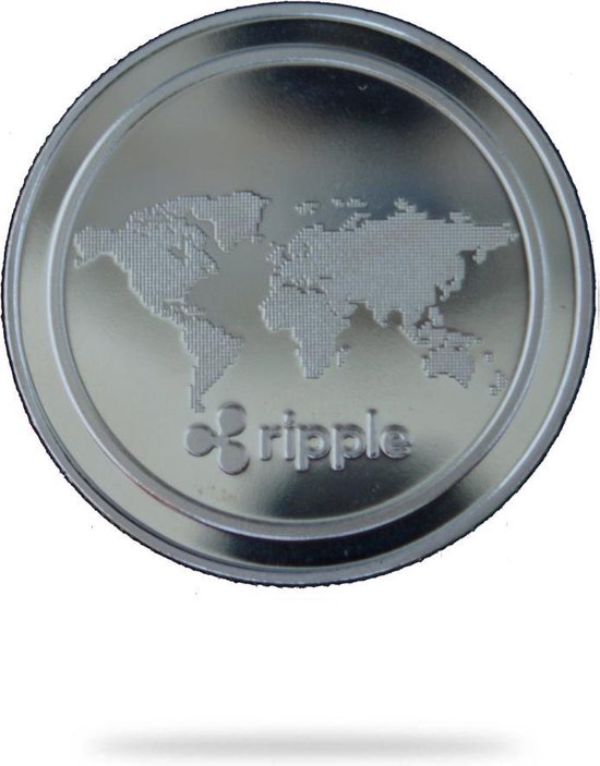 Ripple-Münze Silber - Kryptowährung - physische Münze - XRP-Münze