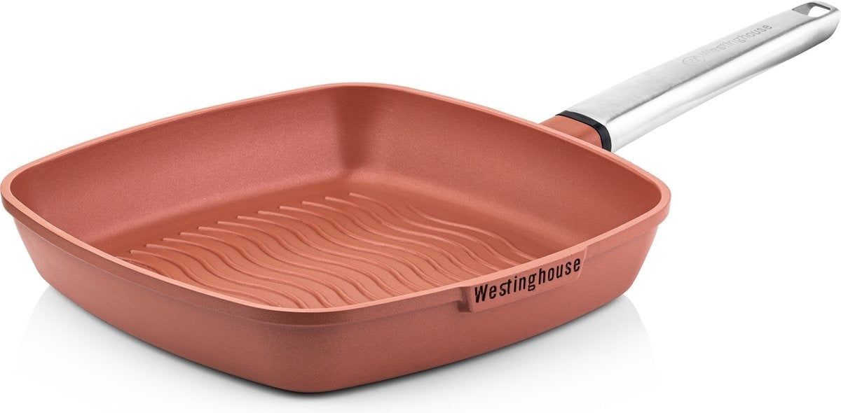 Westinghouse Performance Series Grillpfanne - Backofen geeignet - 28 cm - Orange