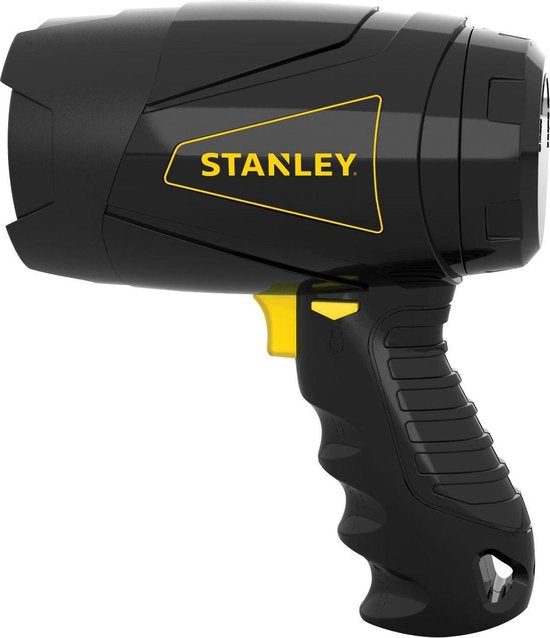 Stanley SL3WAKSE LED-Taschenlampe - 300 Lumen - Inkl. 4 AAA-Batterien - 13 Stunden Betriebsdauer - Rutschfester Gummigriff - Schwarz
