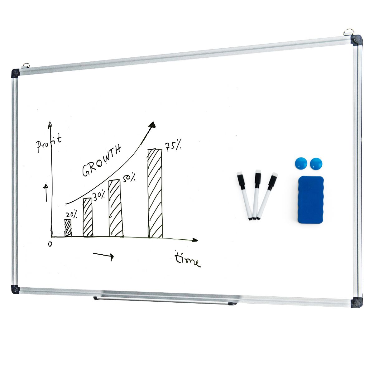 Coast Whiteboard mit Stiftablage - 50 x 35 cm