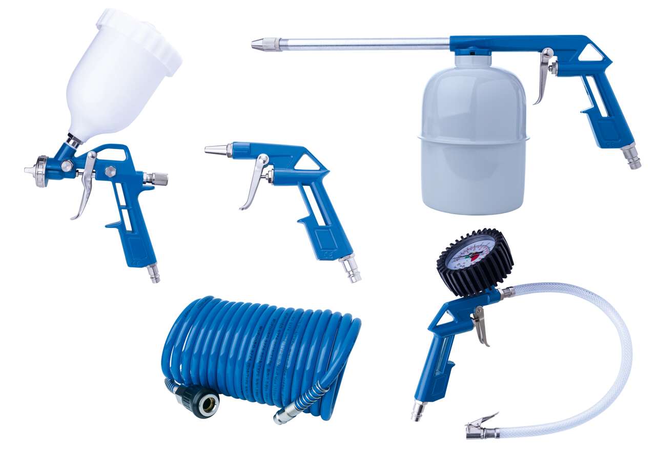 Zubehör-Set Kompressor 5-teilig Scheppach