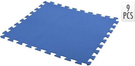 Free And Easy Pool Kacheln Schaumstoff Blau 9 Stück