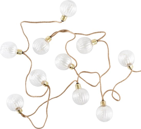 Luca Lighting Party-Lichterkette am Seil - L315 cm - Warmweiß