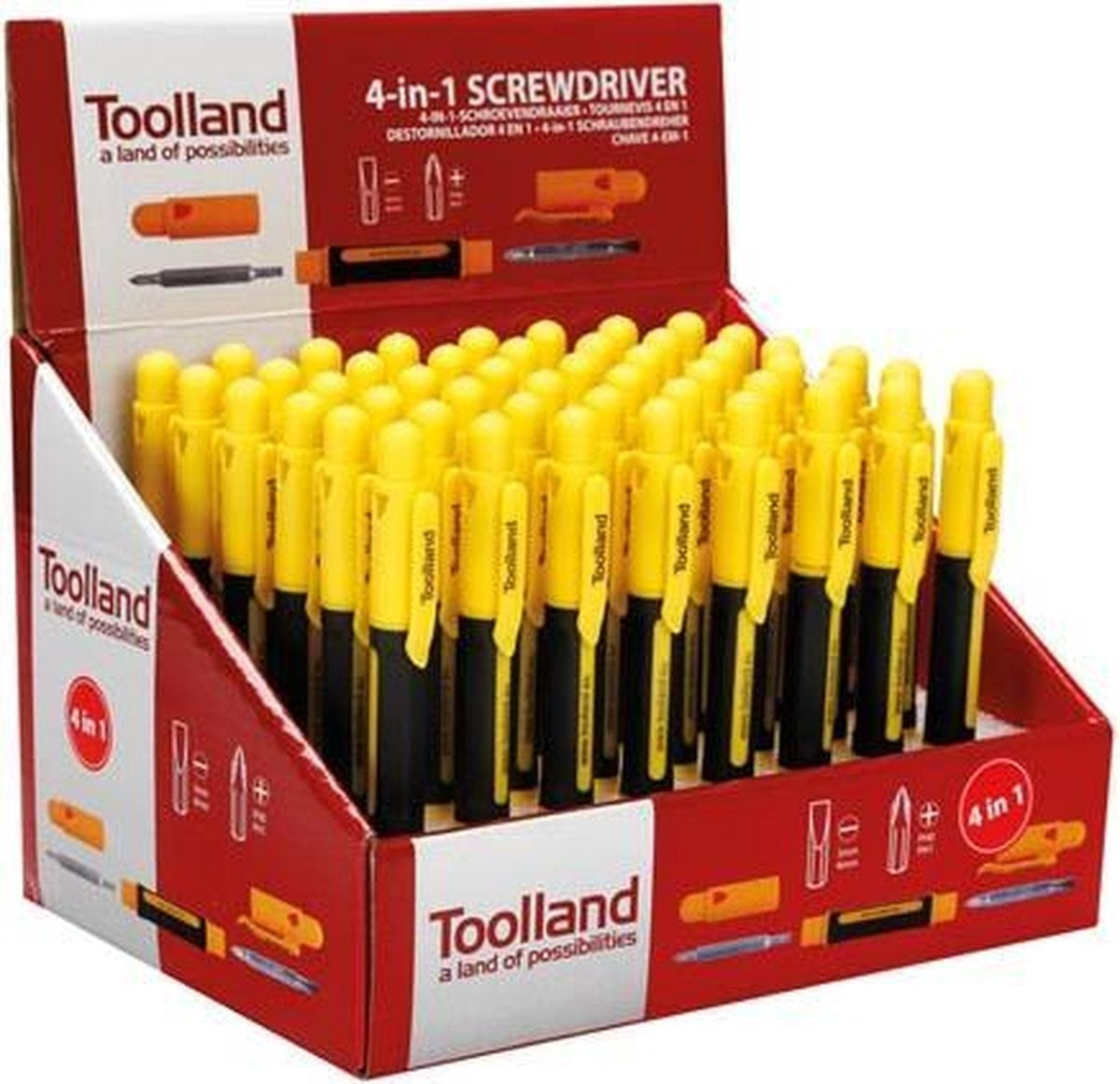 Toolland 4-in-1 Stiftschraubendreher