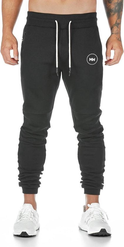 MW® - Herren-Trainingshose - Herren-Sweatpants - Lange Sporthose - Hose mit Taschen - Größe M