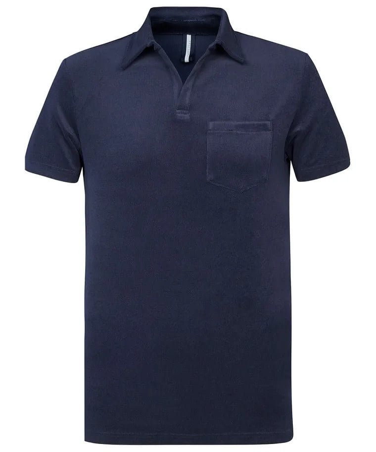 Profuomo Polo Kurzarm Navy - Größe L