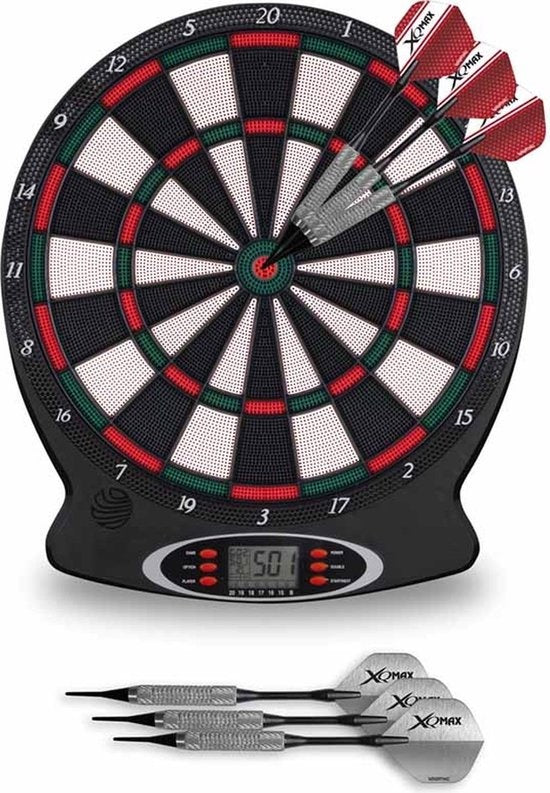 XQ Max Electric Dartboard - 159 Spielvarianten - Pfeile inklusive