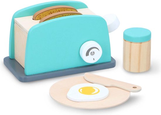 Marionette - Holztoaster Set - 7 Teile - 1 Set