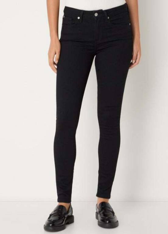 Schwarze Skinny Jeans - Damen - Größe 28