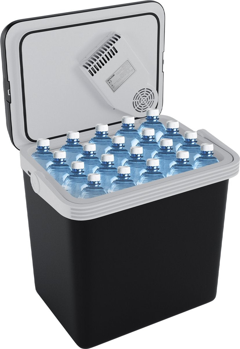 Auronic Electric Kühlbox - Kühlbox - 25L - 12V und 240V - Schwarz