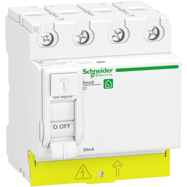 SCHNEIDER Resi9 XP Differenzialschalter 4-polig 63A 30mA Typ A - Steckbar - 72x82x78