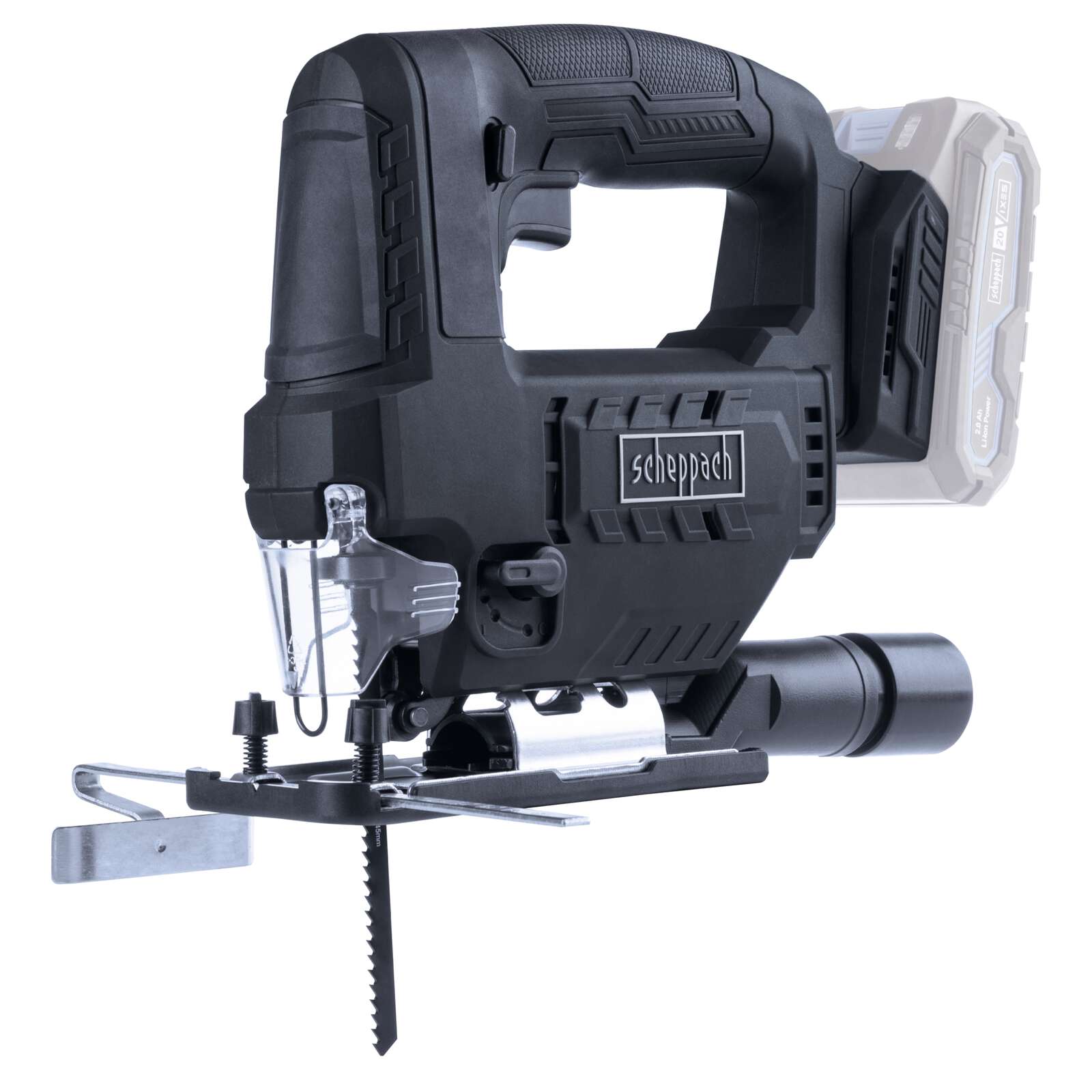 Akku-Stichsäge C-STS220BE-X Scheppach | Hublänge 19mm| Hubzahl 0-2400 min-1 | 7 einst. Schnittwinkel