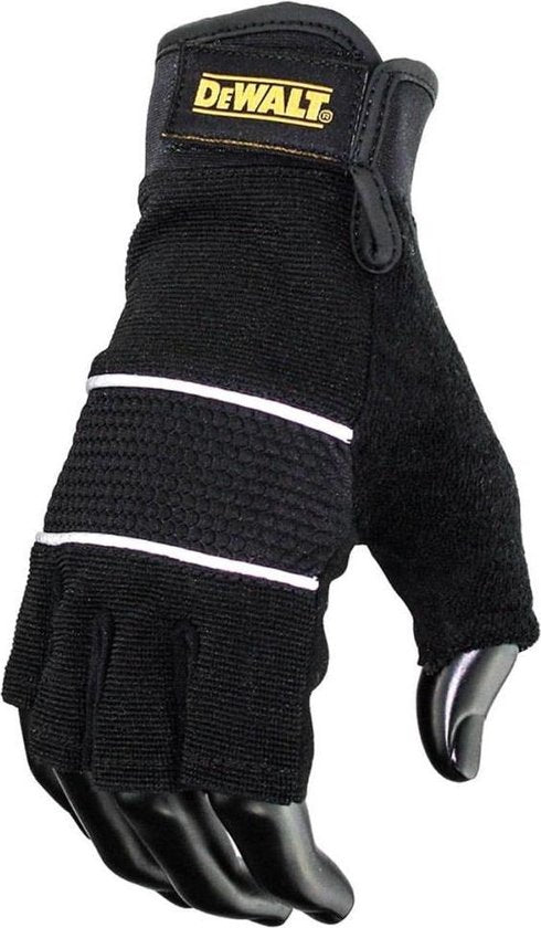 DeWalt Arbeitshandschuhe Halbfinger schwarz DPG213L EU