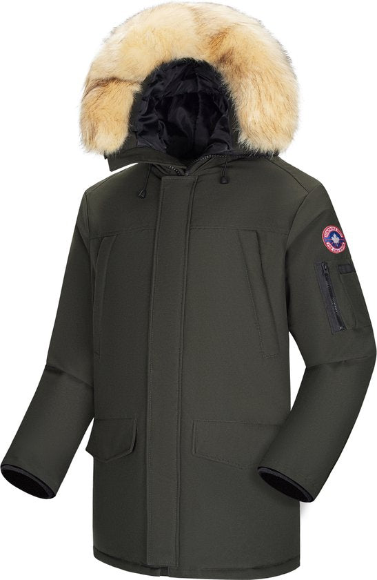 Subprime - Herrenjacke Winterparka Tommy - Grün - Größe M