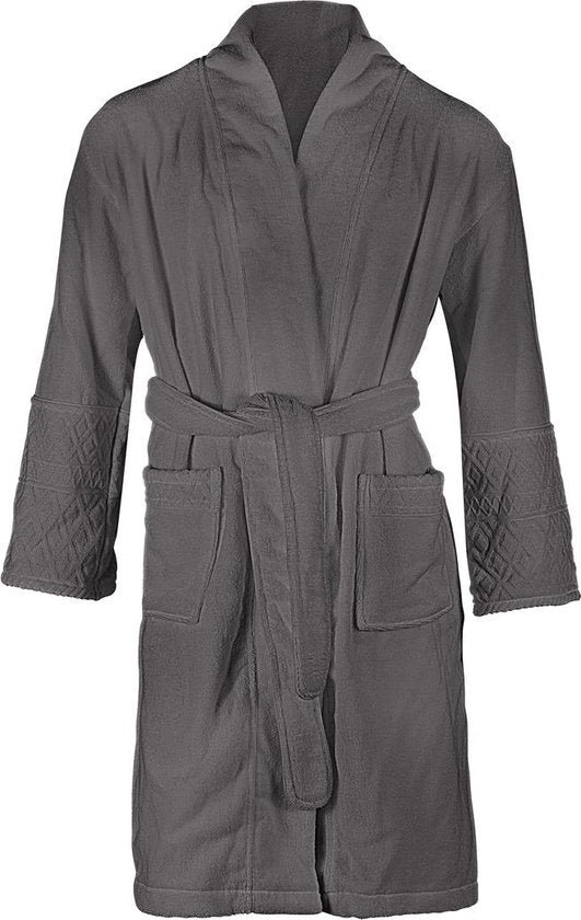Riviera Maison Beyond Bademantel - Grau - L