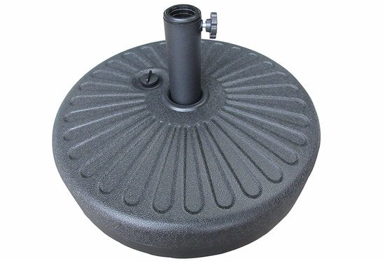 Sonnenschirmfuß - Aufblasbar - Schwarz - Rund - 60 cm