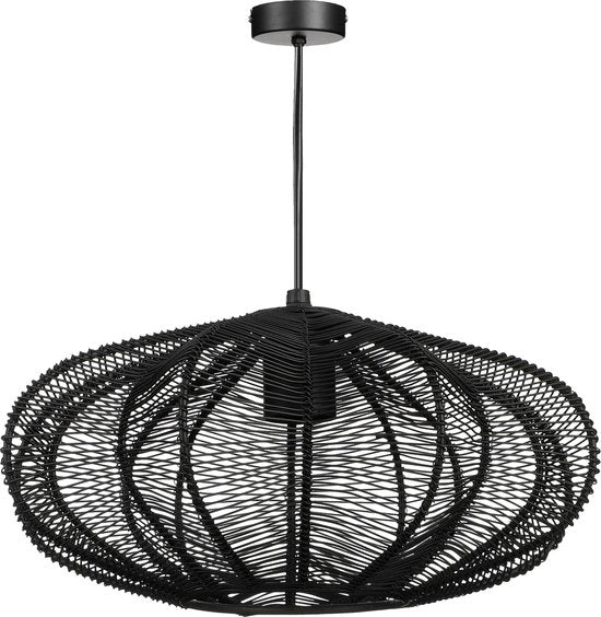 Mica Decorations Kanti Pendelleuchte - H17 x Ø31 cm - Metall - Schwarz