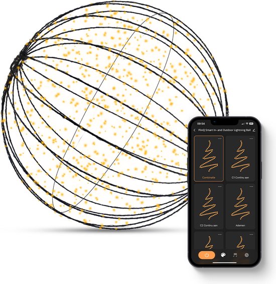 FlinQ Glühbirne Weihnachtsbeleuchtung Outdoor - 60 CM