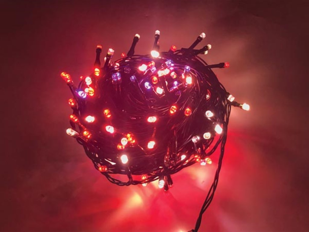 Light Creations Weihnachtsbeleuchtung - 80 RGB-Lampen - 12M - Farbenfroh