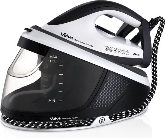 VAIVE - Dampf Bügeleisen - mit Dampfgenerator - 3100W - 1