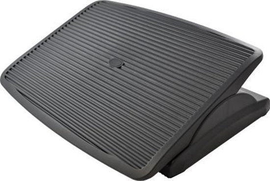 BRASQ Ergonomische Fußstütze für den Schreibtisch - Schreibtischzubehör - Verstellbar - Anti-Rutsch - Fußstütze Bank