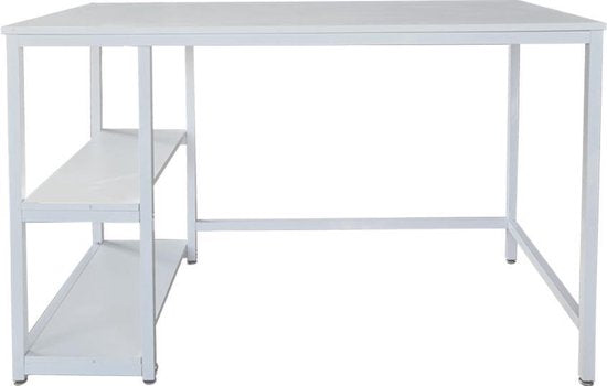 Desk Tough - Computertisch - Industriedesign - 120 cm breit - weiß