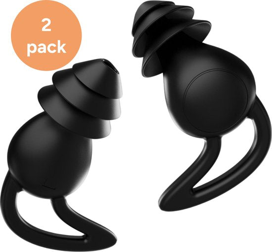 Alyze Ohrstöpsel - 2er Pack - Ohrstöpsel - Schlaf - Festival Party Stöpsel - Schlaufe - Stöpsel - Anti Schnarch - Schnarchen - Gehörschutz - Schlaf - Ohrstöpsel - Inkl.