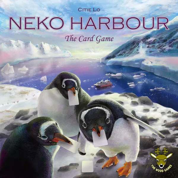 Neko Harbour - The Wood Games - Antarktis-Brettspiel für 2-4 Spieler - ab 12 Jahren