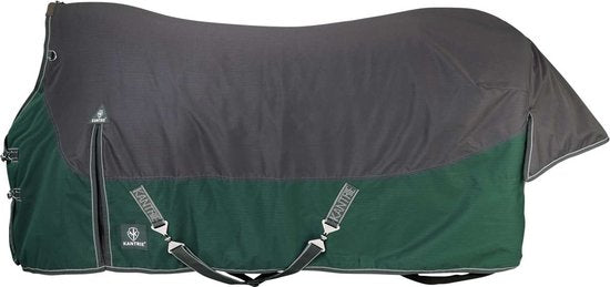 KANTRIE Outdoor-Decke für Pferde - TX 135 cm - Grau/Grün
