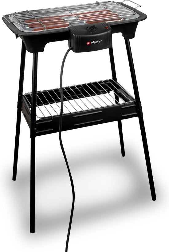 alpina BBQ - Elektrisch - 2-in-1 - Binnen en Buiten - 2000W