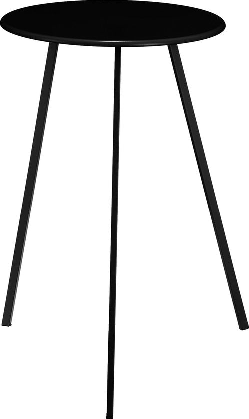 Mica Decorations Seatle Outdoor Beistelltisch - H58 x Ø38 cm - Metall - Schwarz