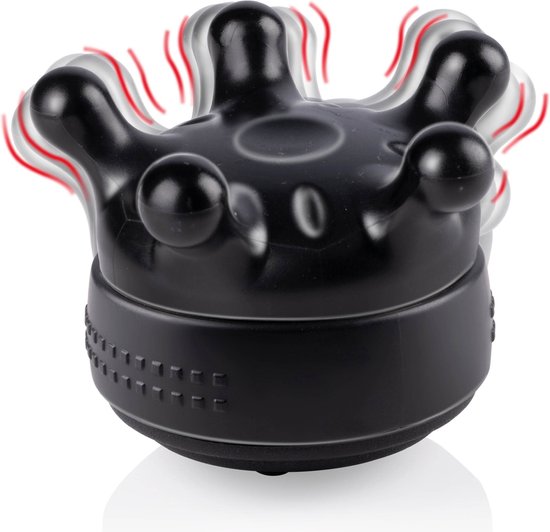 alpina Massage Set - Drei Aufsätze - Kühlfunktion - Mit Handgelenkriemen - 2 AAA-Batterien