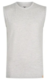 Pierre Cardin T-Shirt ohne Ärmel - Dunkelgrau - Größe M