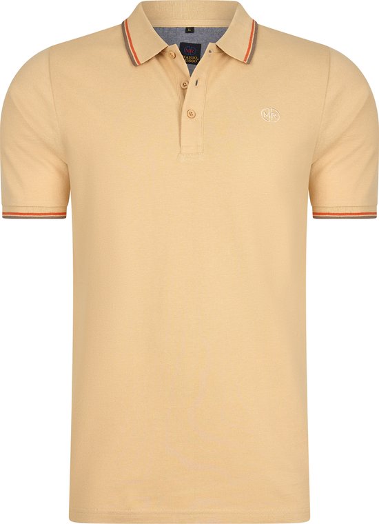 Mario Russo - 3XL - Polohemd Edward - Herren - Beige