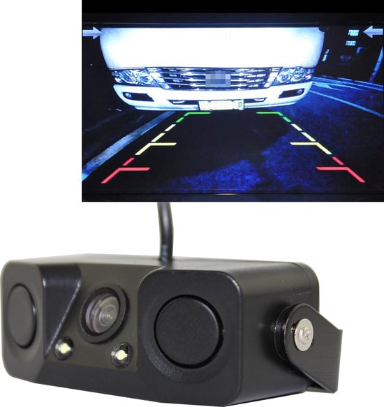 PZ-451 Auto Kamera Led Beleuchtung Parken Sensor 3 in 1 Nachtsicht Kamera Monitor mit Summer